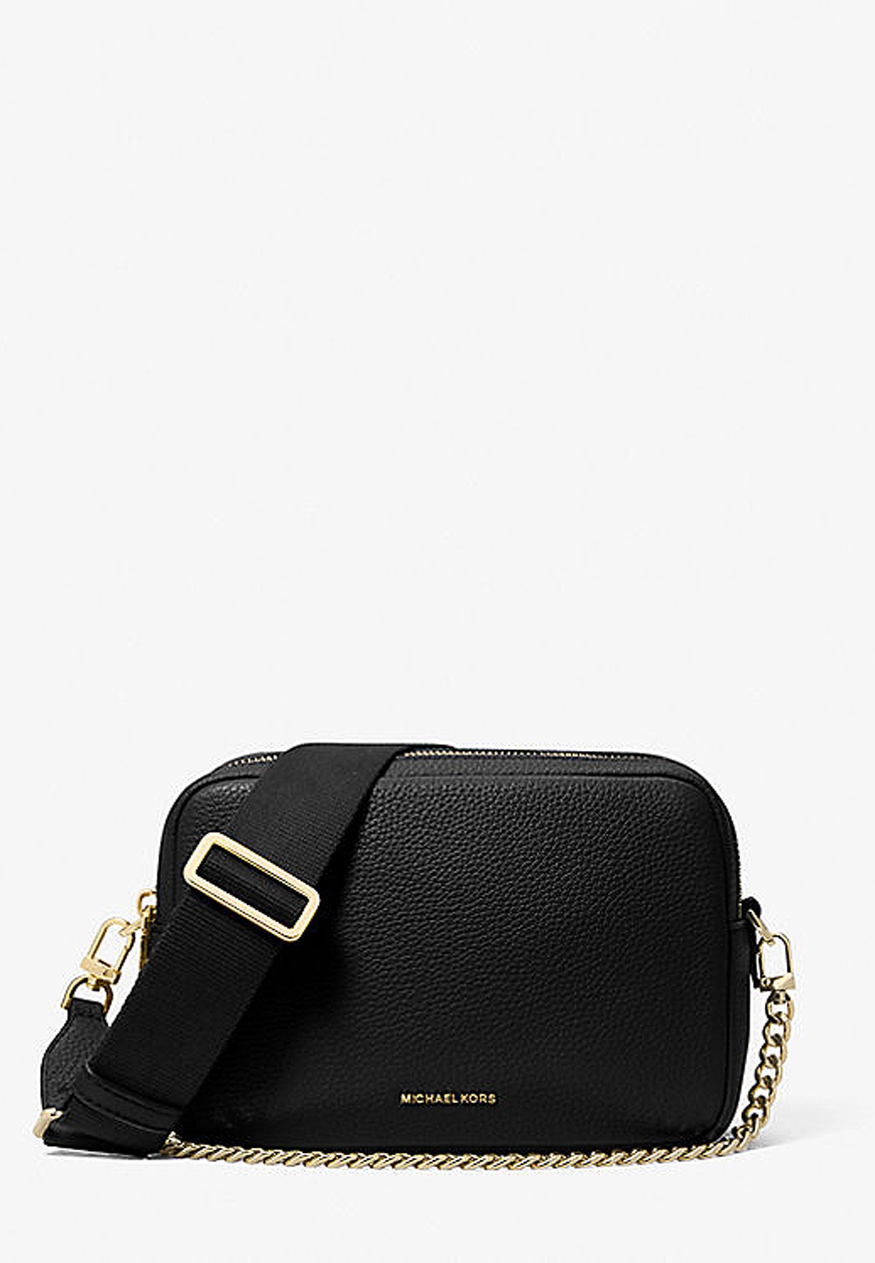 Camera bag a tracolla Bryant media in pelle martellata