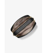Camera bag a tracolla Bryant media in pelle martellata