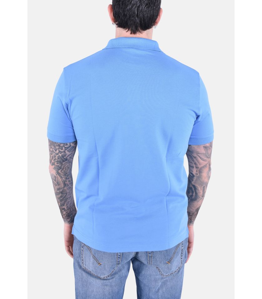 POLO PRINT UNDER COLLAR SHORT SLEEVES