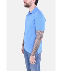 POLO PRINT UNDER COLLAR SHORT SLEEVES