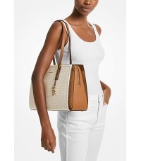 Borsa tote Laila media con logo