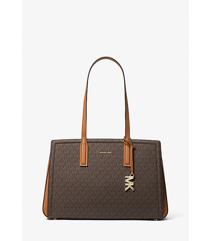 Borsa tote Laila media con logo