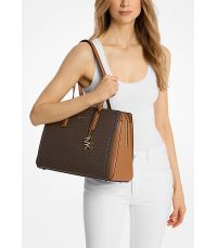 Borsa tote Laila media con logo